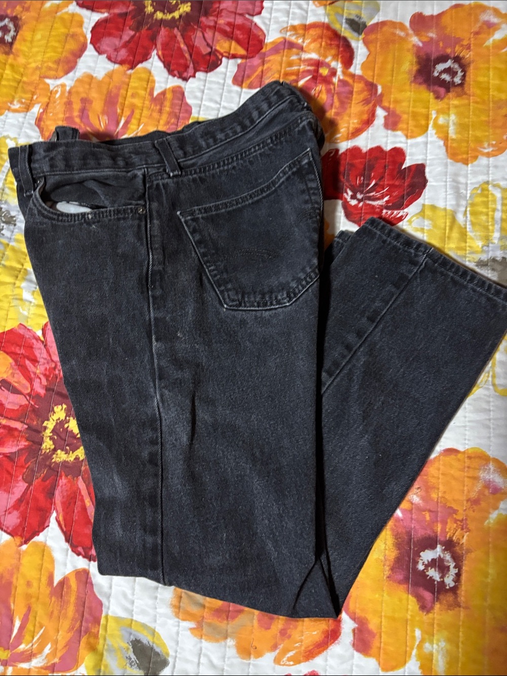 Levi's Men's Washed Black Slim Straight Jeans - Picture 2 of 3